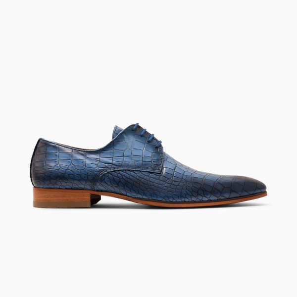 Paulo Bellini schoen  415-Croco-Medic-Airy-Blue 2