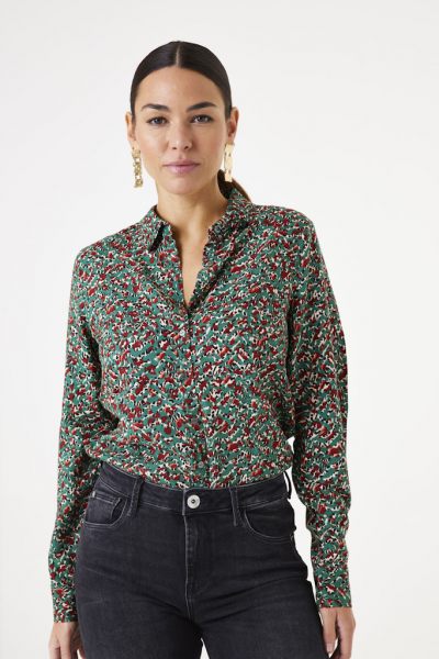 Garcia blouse lange mouw  T40233-7555 3