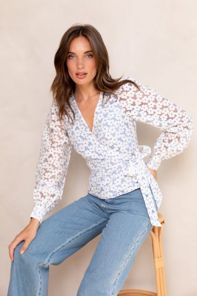 Freebird blouse  Bianca Wv-Daisy-Vis-25-1-168 2