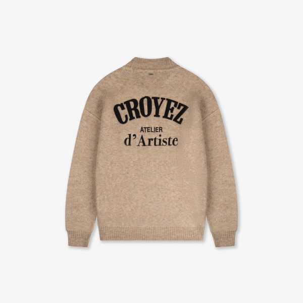 Croyez sweater  CR2-AW24-12-296 Beige/Black 2