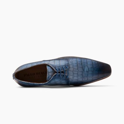 Paulo Bellini schoen  415-Croco-Medic-Airy-Blue 4