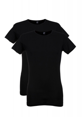 Alan Red t-shirt ronde hals  6680-99 Black