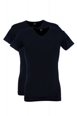 Alan Red v-hals t-shirt  6681-06 Navy