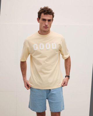 The Goodpeople t-shirt  Toc 25010912-3502 Soft yellow 2