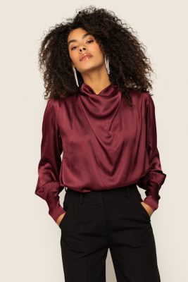 Freebird blouse  Teske Wv-Vis-Satin-Str-24-3-99