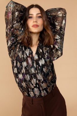 Freebird blouse  Beandra Wv-Jacquard-Paisley-24-4-1745 3