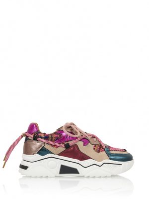 DWRS sneaker  jupiter tweed beige/fuchsia