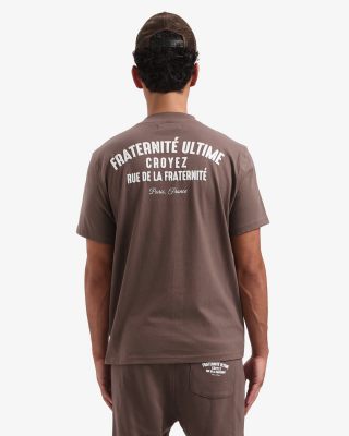 Croyez t-shirt  CR1-AW24-07-037 Brown 4