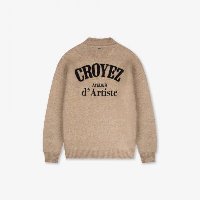 Croyez sweater  CR2-AW24-12-296 Beige/Black 2